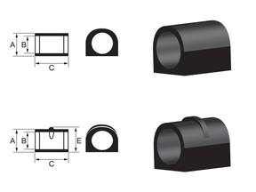 Bushing Type 5 - D-bushing Without Flange