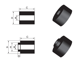 Bushing Type 7 - Pin Bush With & Without Spigot